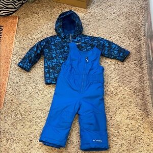 Toddlers Columbia Snow Bibs and Coat